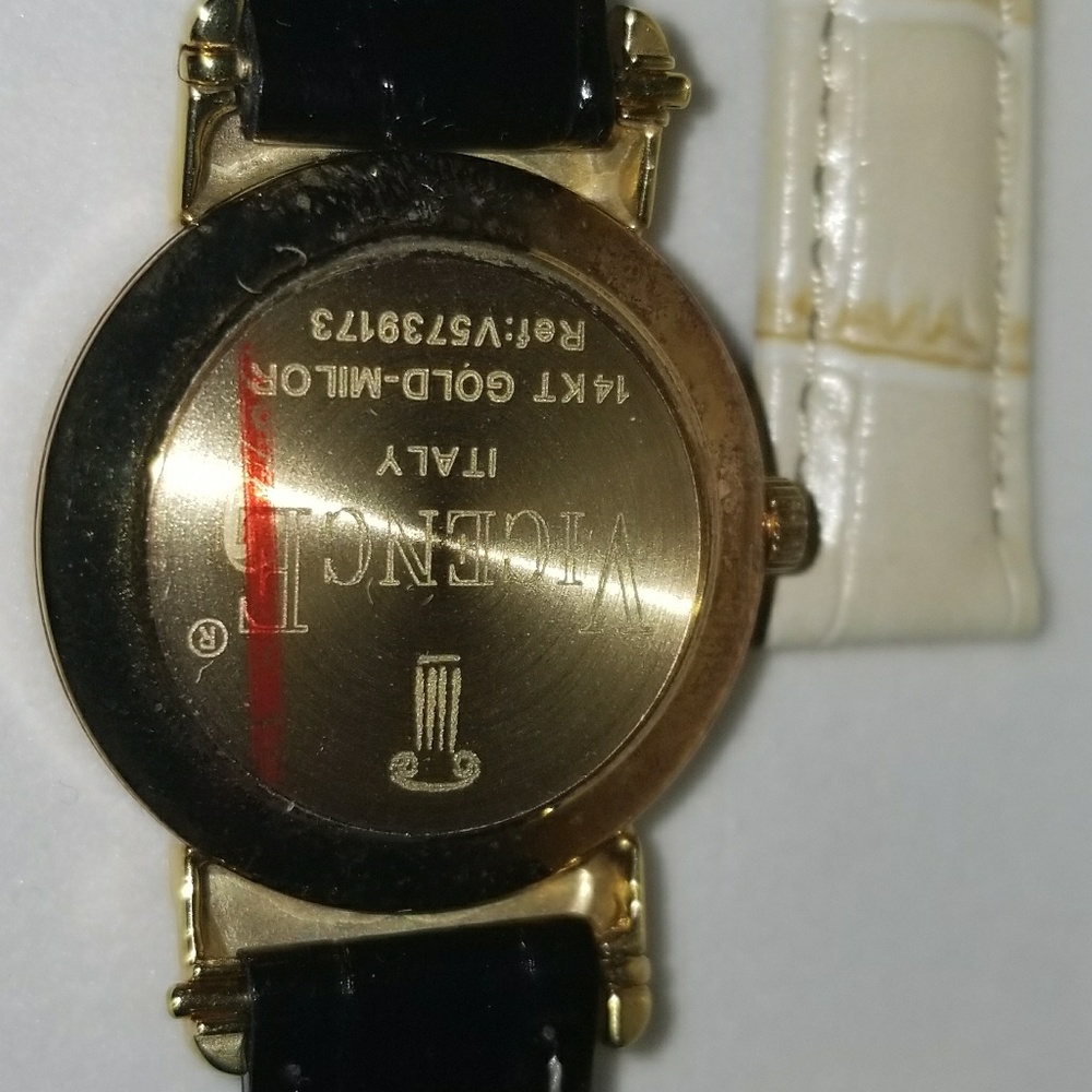 VICENCE 14KT GOLD MILOR WATCH 3 BANDS - Picture 3 of 4